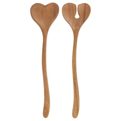 Butlers Kochen & Backen|Besteck-ACACIA Salatbesteck-Set Herz 2-tlg.