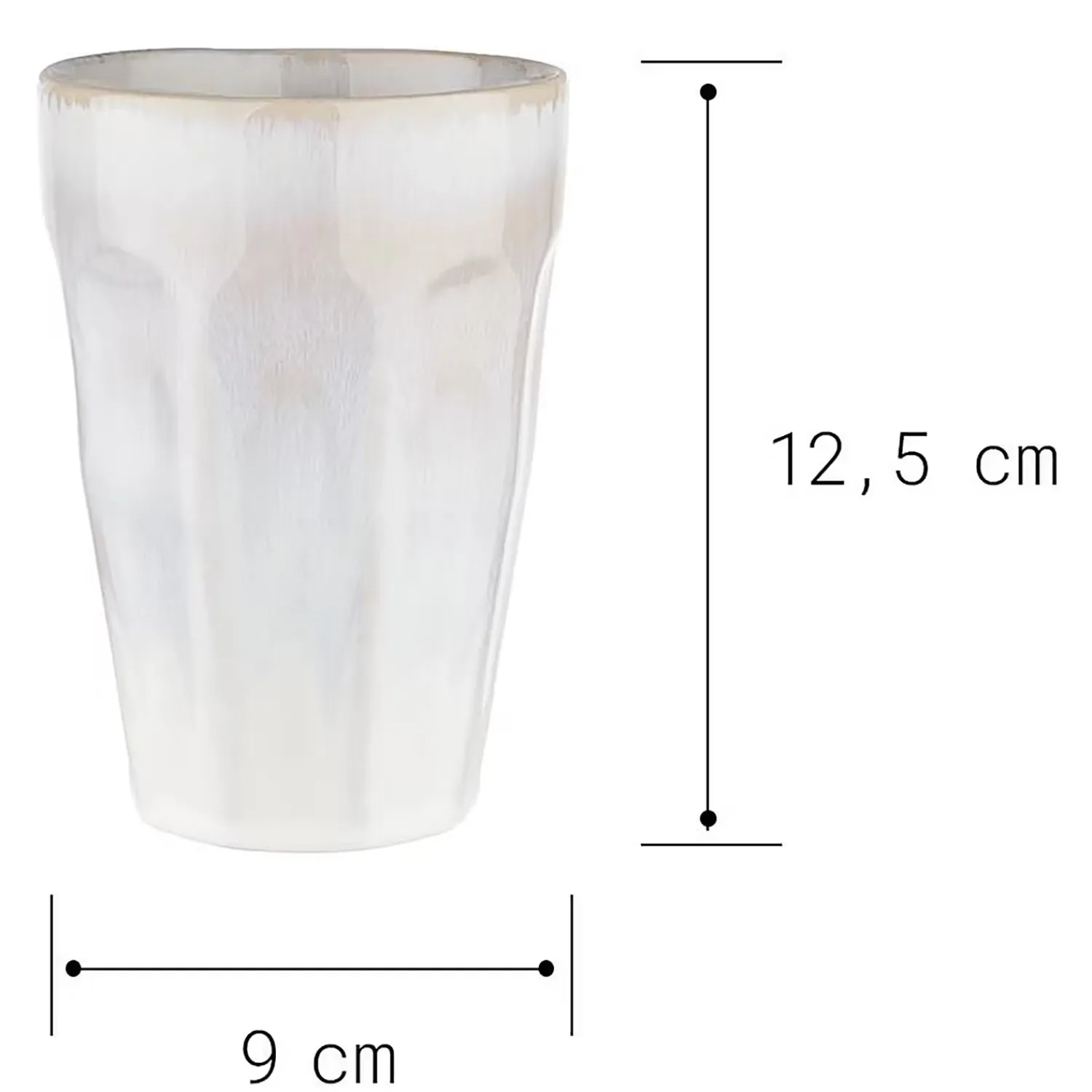 Butlers Tassen & Becher-BERGAMO Latte Macchiato Tasse 6er-Set