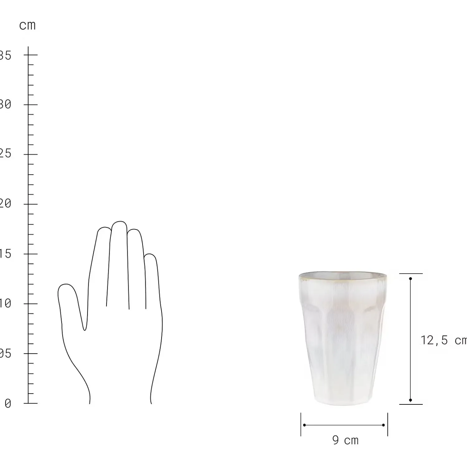 Butlers Tassen & Becher-BERGAMO Latte Macchiato Tasse