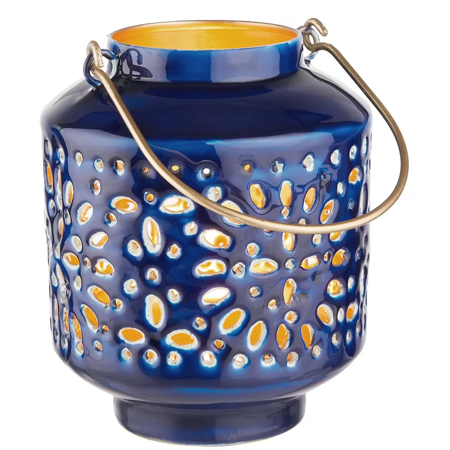 Butlers Laternen|Kerzenhalter & Kerzenständer-BLUE MAROCCO Laterne 4er-Set