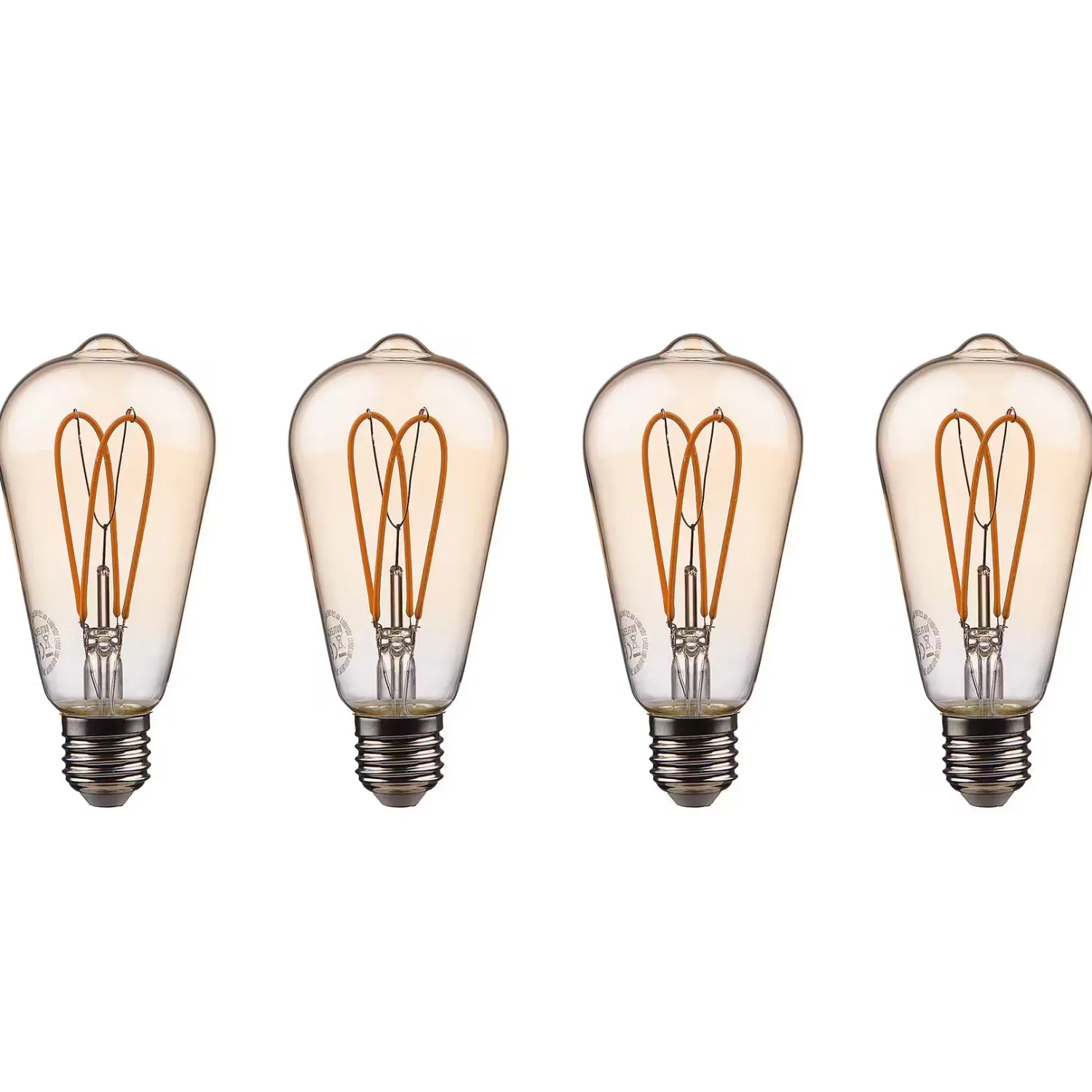 Butlers Led-Leuchtmittel-BRIGHT LIGHT LED-Glühlampe 4er-Set