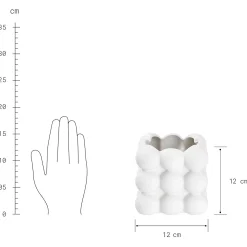 Butlers Blumentöpfe & Übertöpfe-BUBBLE Blumentopf 4er-Set