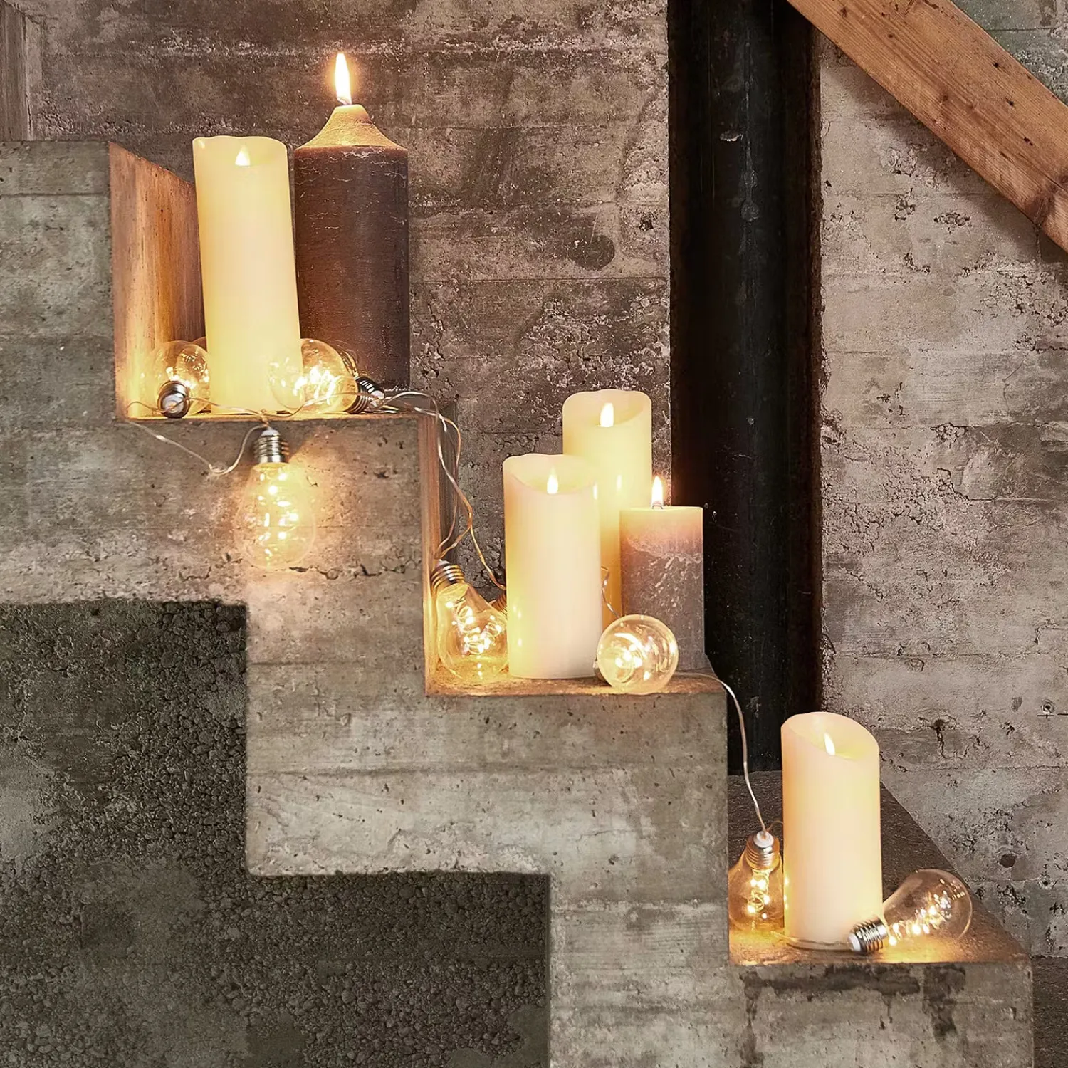Butlers Lichterketten-BULB LIGHTS LED Lichterkette 6er-Set