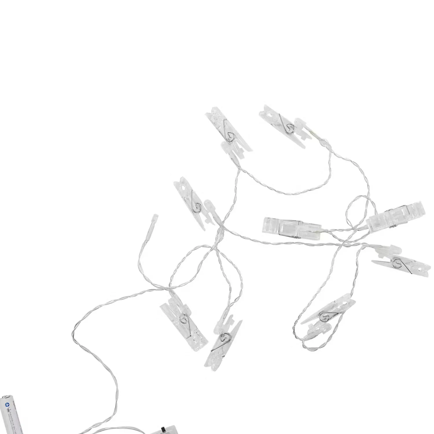 Butlers Lichterketten-CLIP ART LED-Lichterkette Klammern