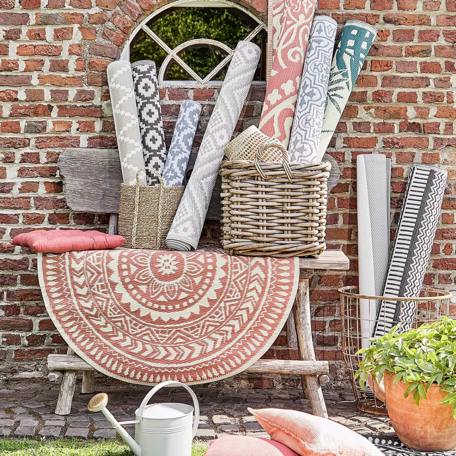 Butlers Teppiche-COLOUR CLASH In-/Outdoorteppich Ethno