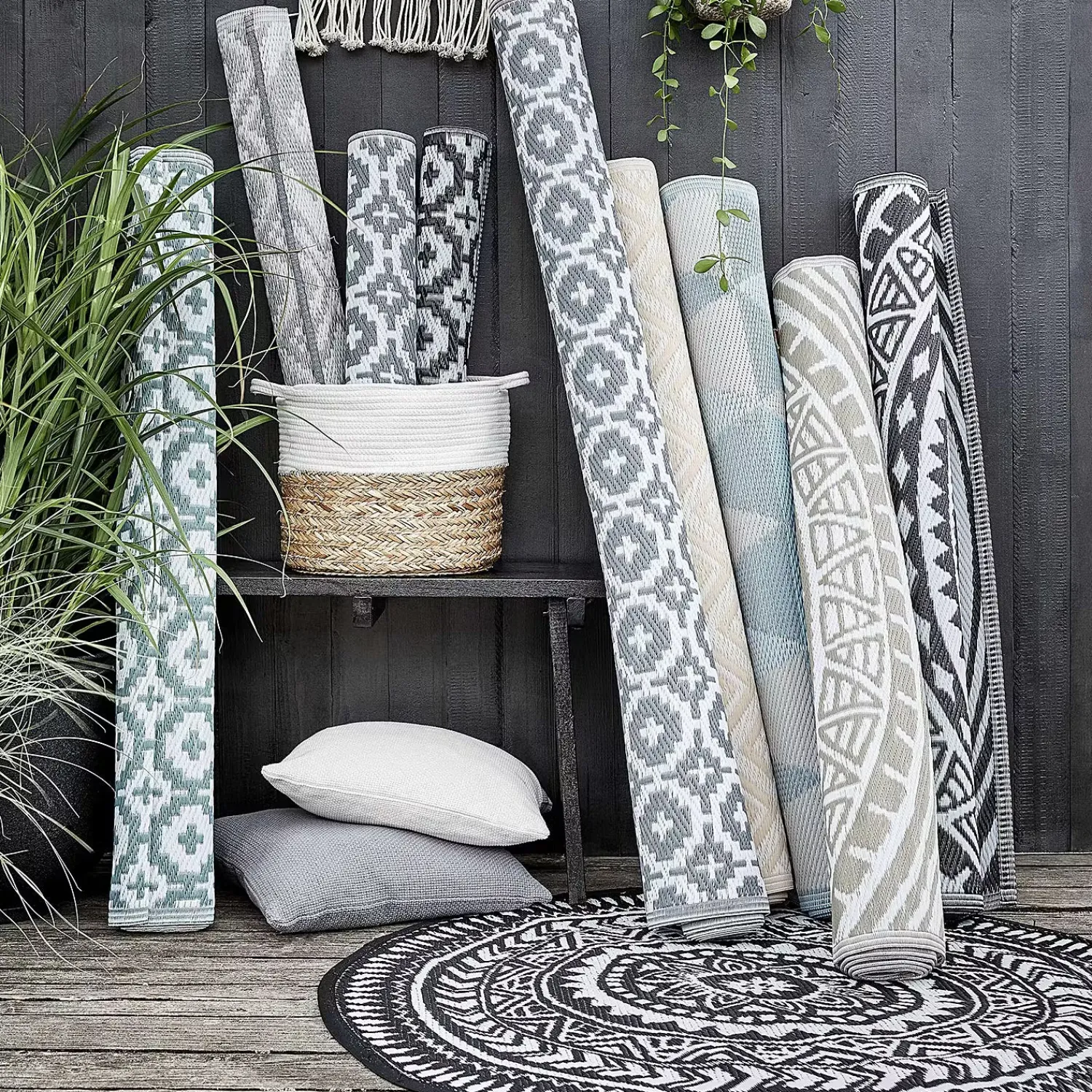 Butlers Teppiche-COLOUR CLASH In-/Outdoorteppich Ethno
