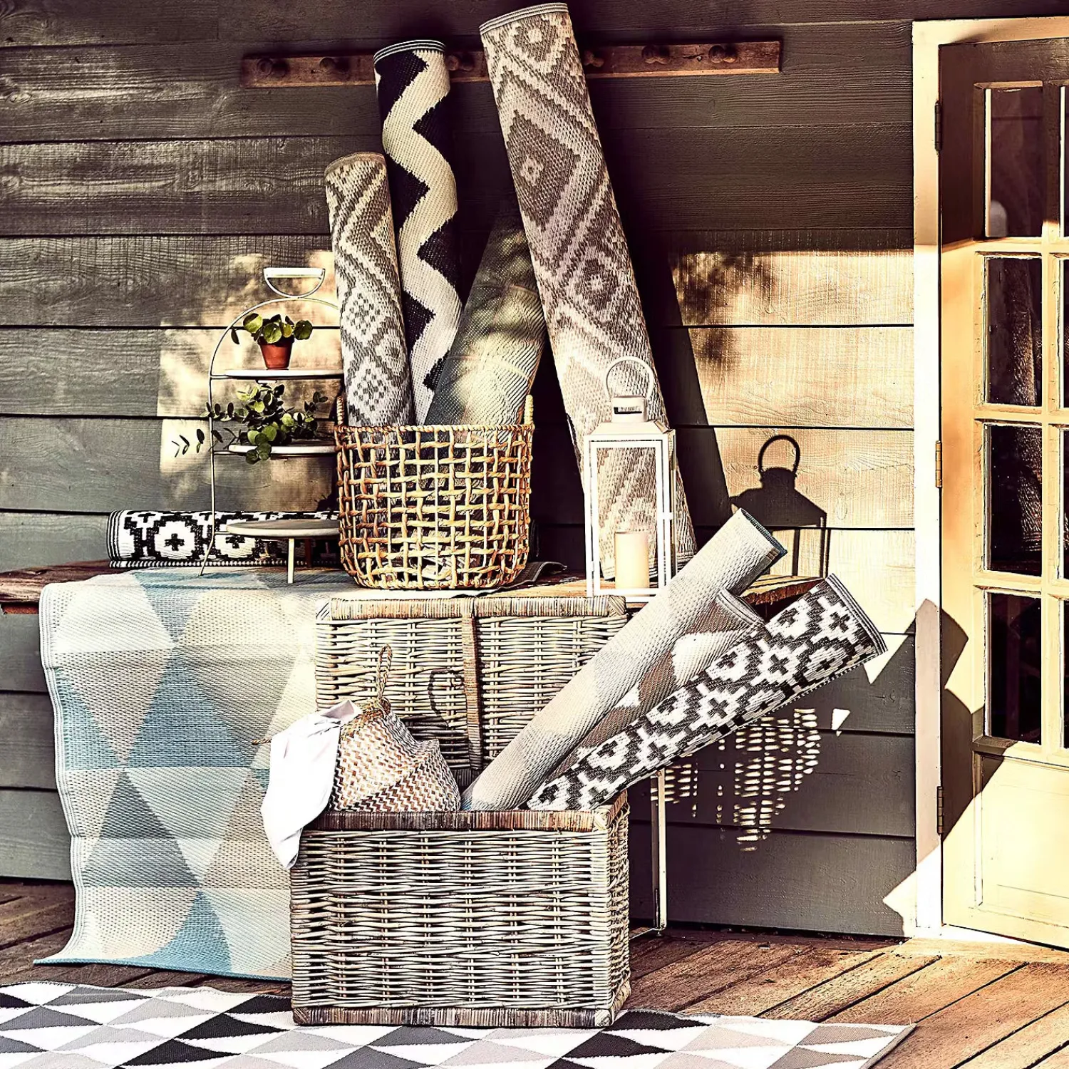 Butlers Teppiche-COLOUR CLASH In-/Outdoorteppich Ethno