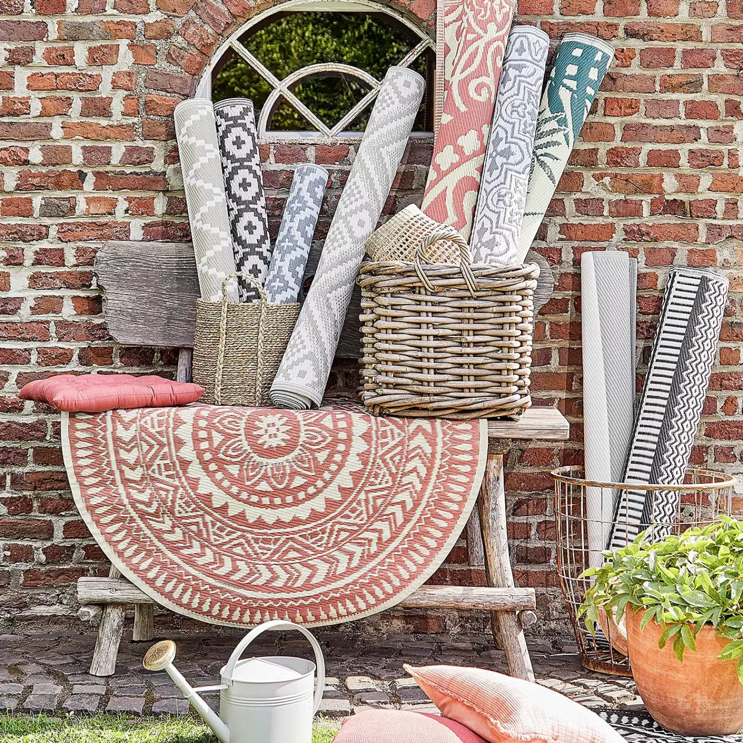 Butlers Teppiche-COLOUR CLASH In-/Outdoorteppich Ethno
