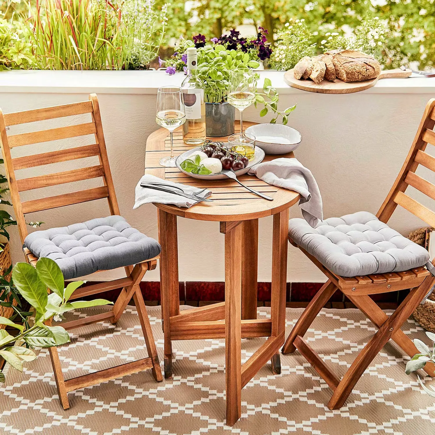 Butlers Teppiche-COLOUR CLASH In-/Outdoorteppich Rauten