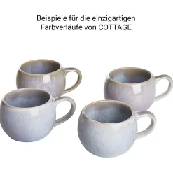 Butlers Tassen & Becher-COTTAGE Espressotasse 6er-Set