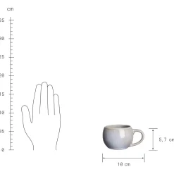 Butlers Tassen & Becher-COTTAGE Espressotasse 6er-Set