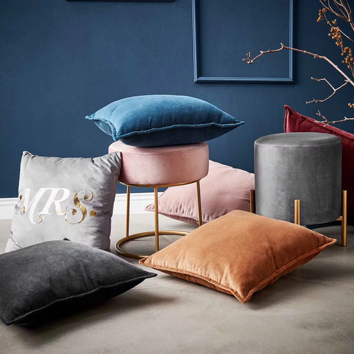 Butlers Kissen & Decken-COTTON VELVET Dekokissen