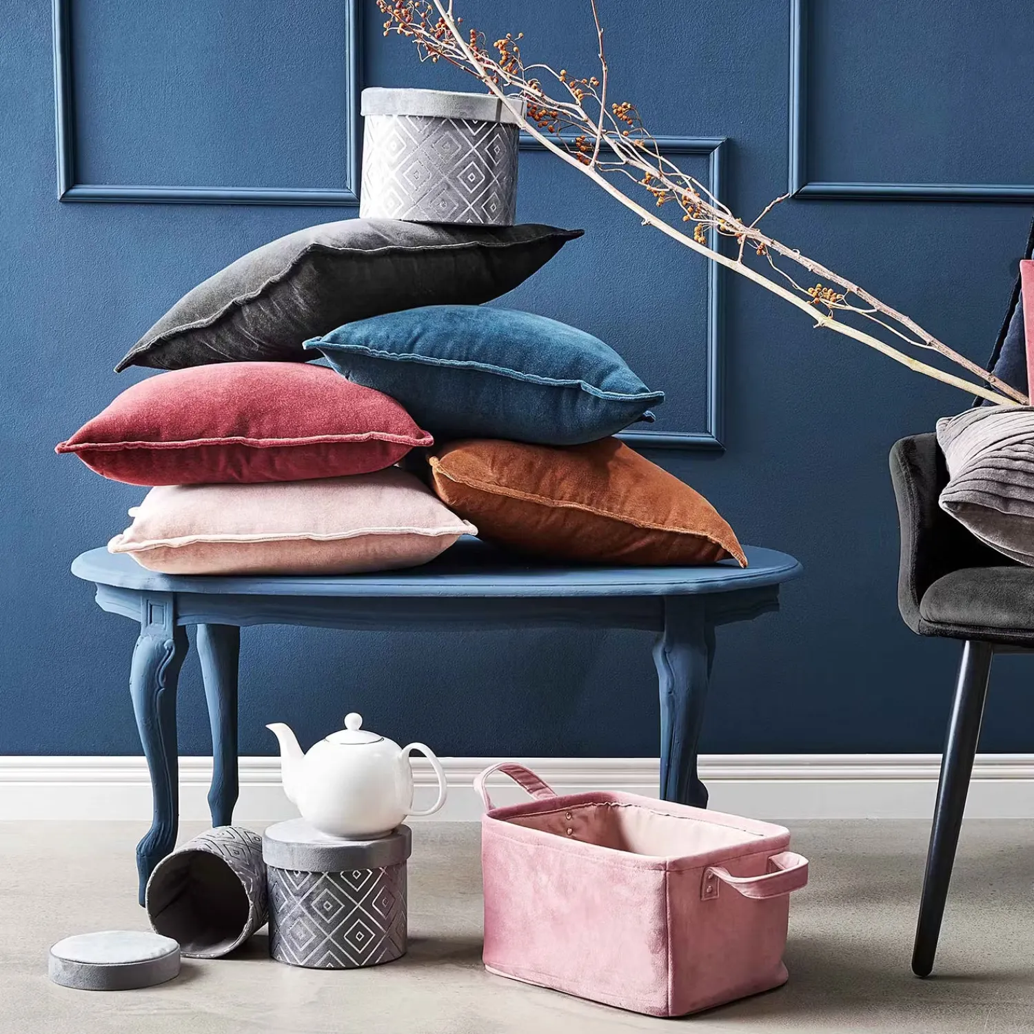 Butlers Kissen & Decken-COTTON VELVET Dekokissen