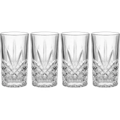 Butlers Cocktailgläser-CRYSTAL CLUB Longdrinkglas 4er-Set