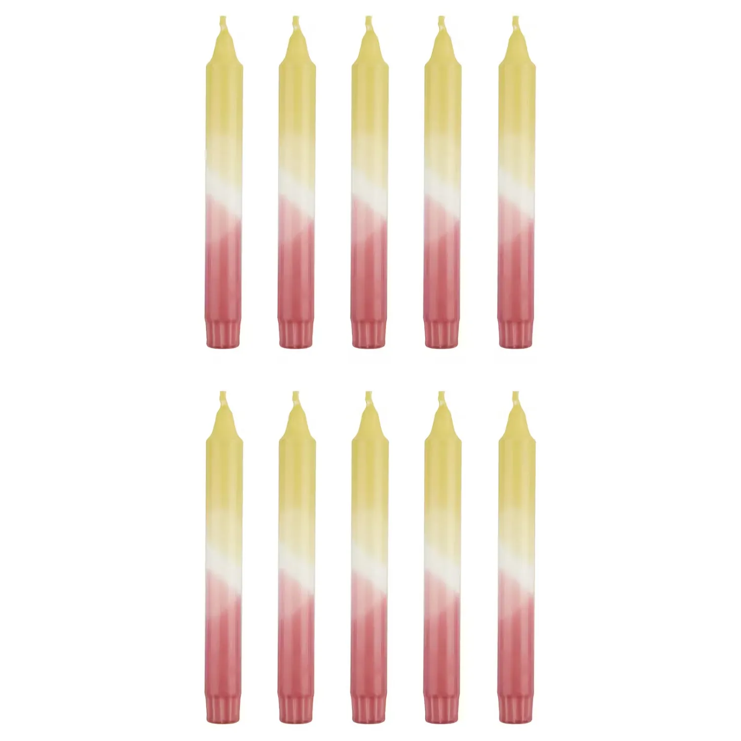Butlers Kerzen-DIP-DYE Stabkerze 10er-Set
