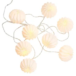 Butlers Lichterketten-HANAMI LED Lampions-Lichterkette 6er-Set