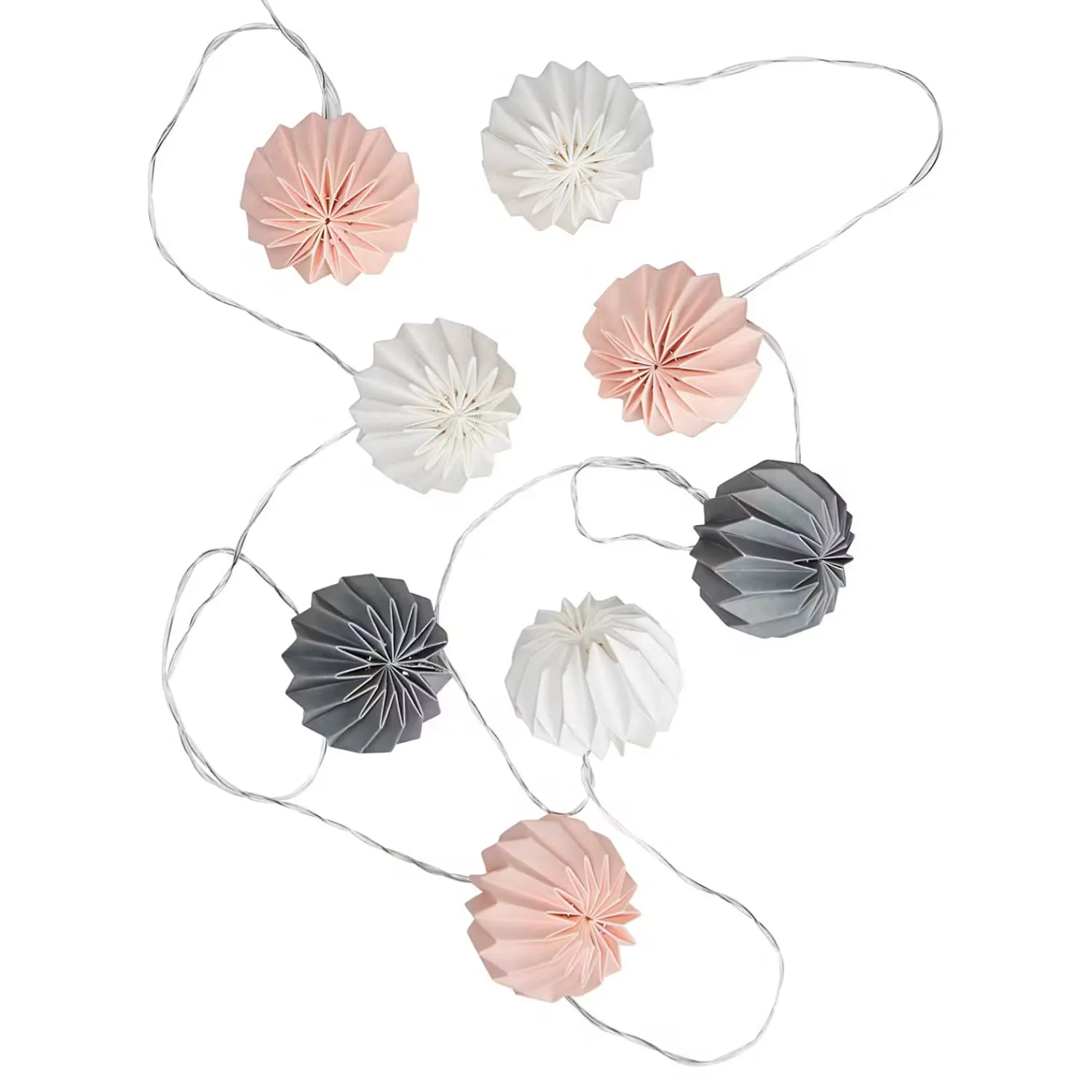 Butlers Lichterketten-HANAMI LED Lampions-Lichterkette 6er-Set