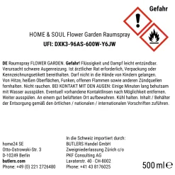 Butlers Raumdüfte|Raumdüfte & Diffuser-HOME & SOUL Raumspray Flower Garden