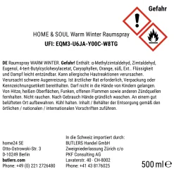 Butlers Raumdüfte|Raumdüfte & Diffuser-HOME & SOUL Raumspray X Warm Winter