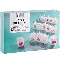 Butlers Kerzen-LOVE LETTERS Kerzen-Set 15-tlg.