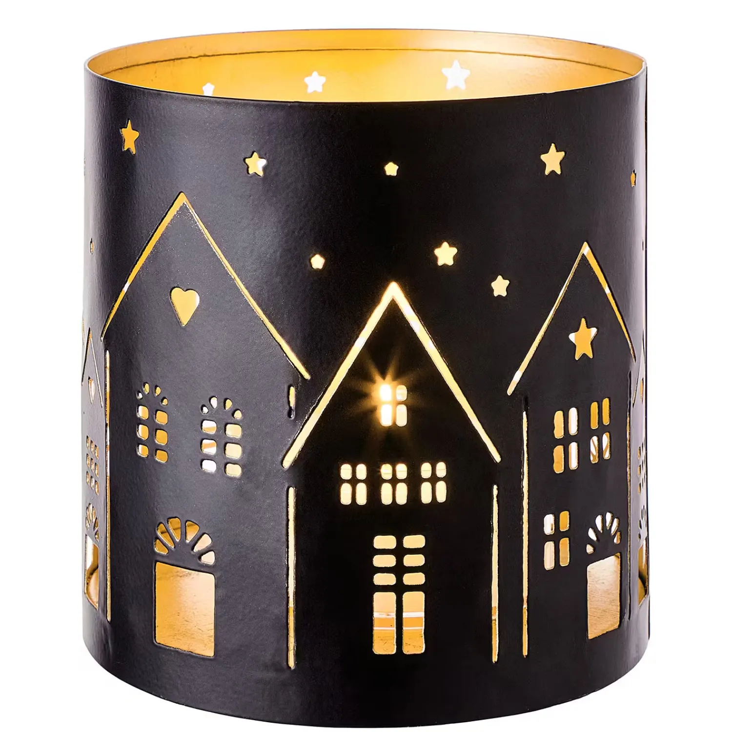 Butlers Windlichter|Kerzenhalter & Kerzenständer-LUMINOUS Windlicht Häuser