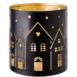 Butlers Windlichter|Kerzenhalter & Kerzenständer-LUMINOUS Windlicht Häuser