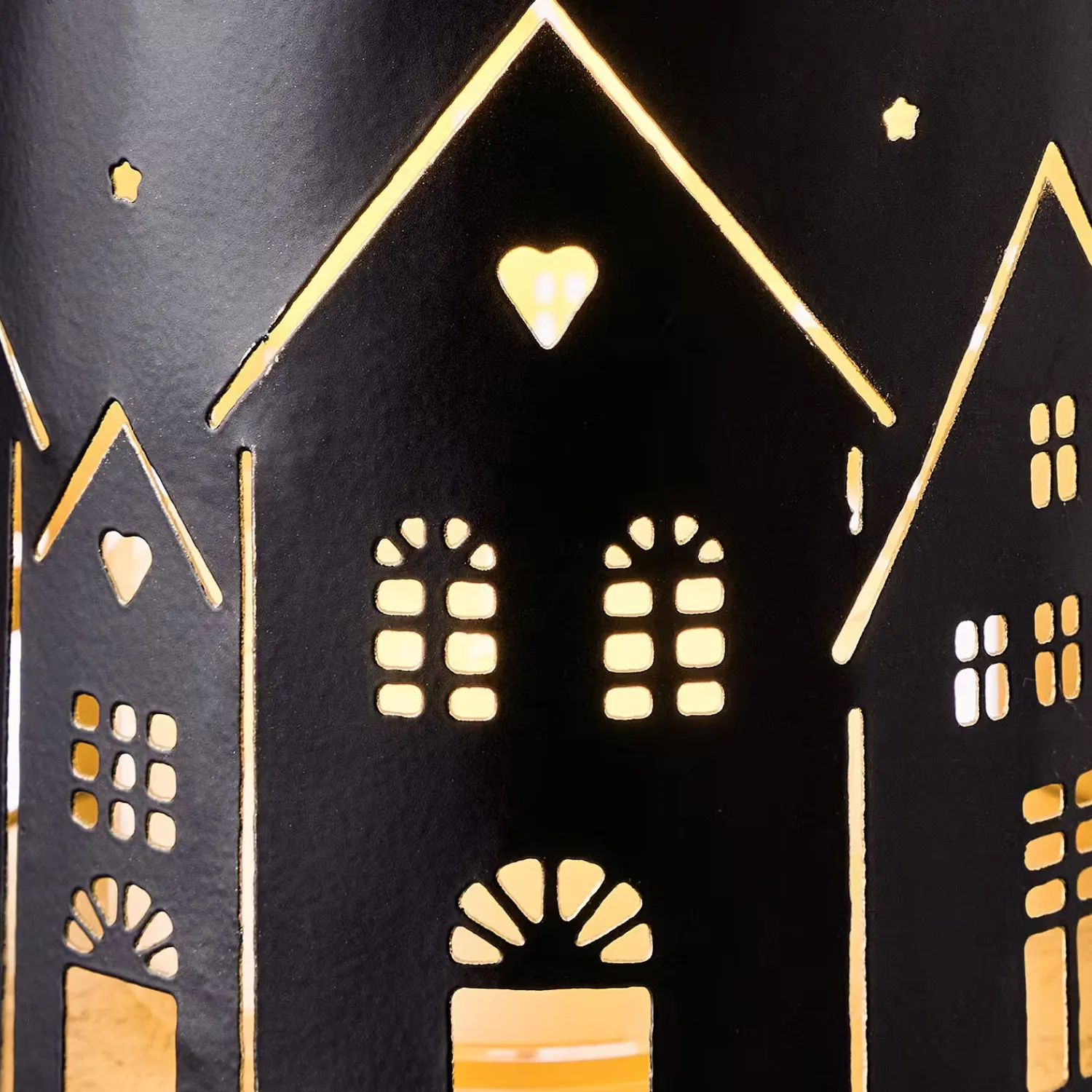 Butlers Windlichter|Kerzenhalter & Kerzenständer-LUMINOUS Windlicht Häuser
