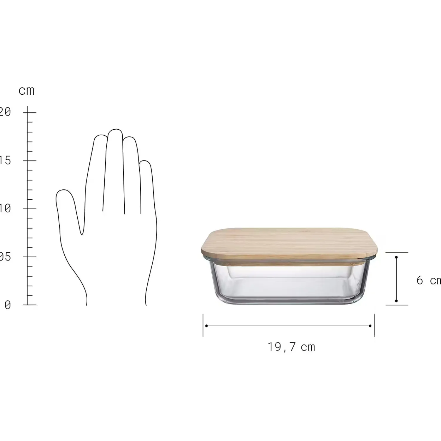 Butlers Aufbewahrungsdosen-Lunchbox NATURALS