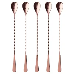 Butlers Cocktailgläser-MANHATTAN Barlöffel 5er-Set