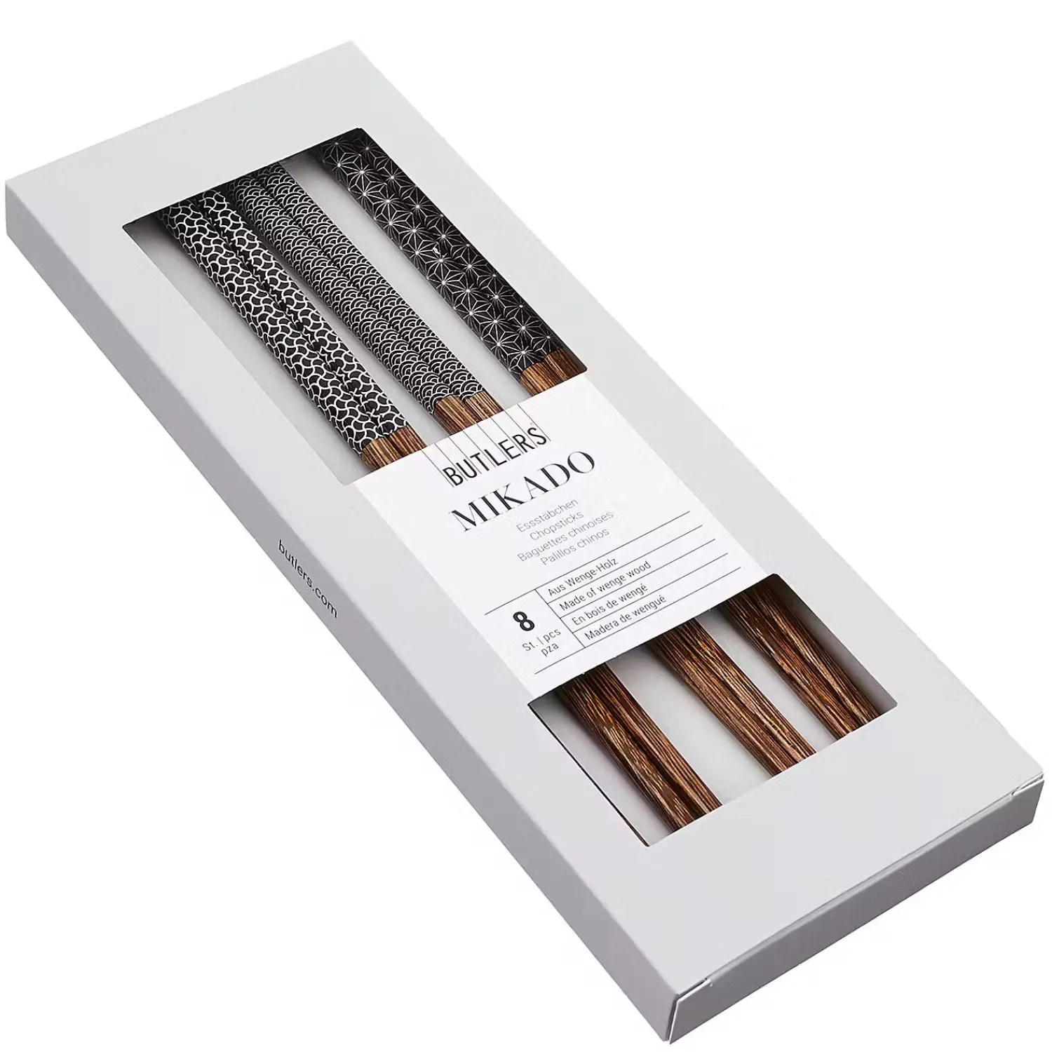 Butlers Besteck-MIKADO Essstäbchen 4er-Set