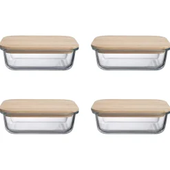 Butlers Aufbewahrungsdosen-NATURALS Lunchbox 4er-Set