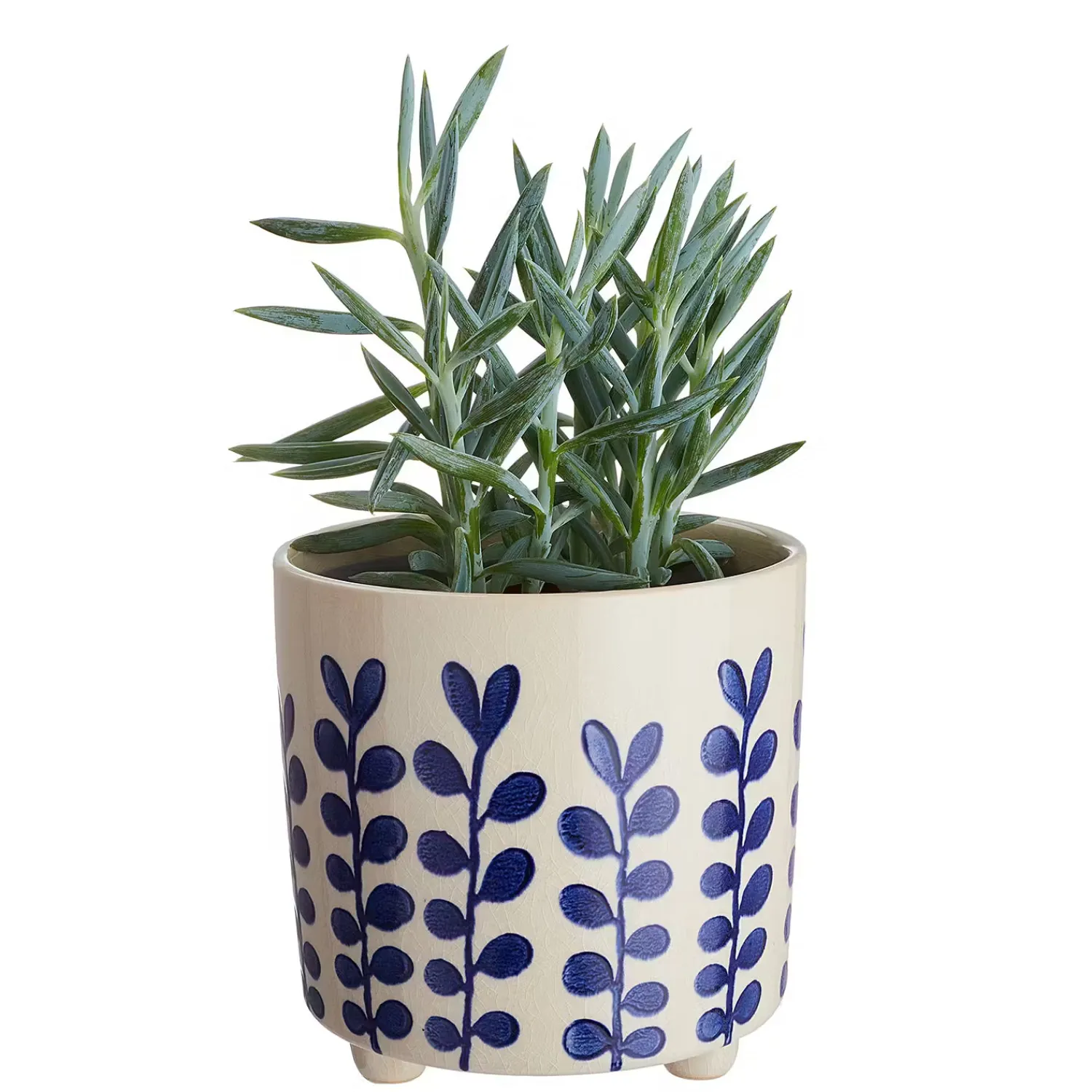 Butlers Blumentöpfe & Übertöpfe-NEW DELFT Blumenübertopf 4er-Set