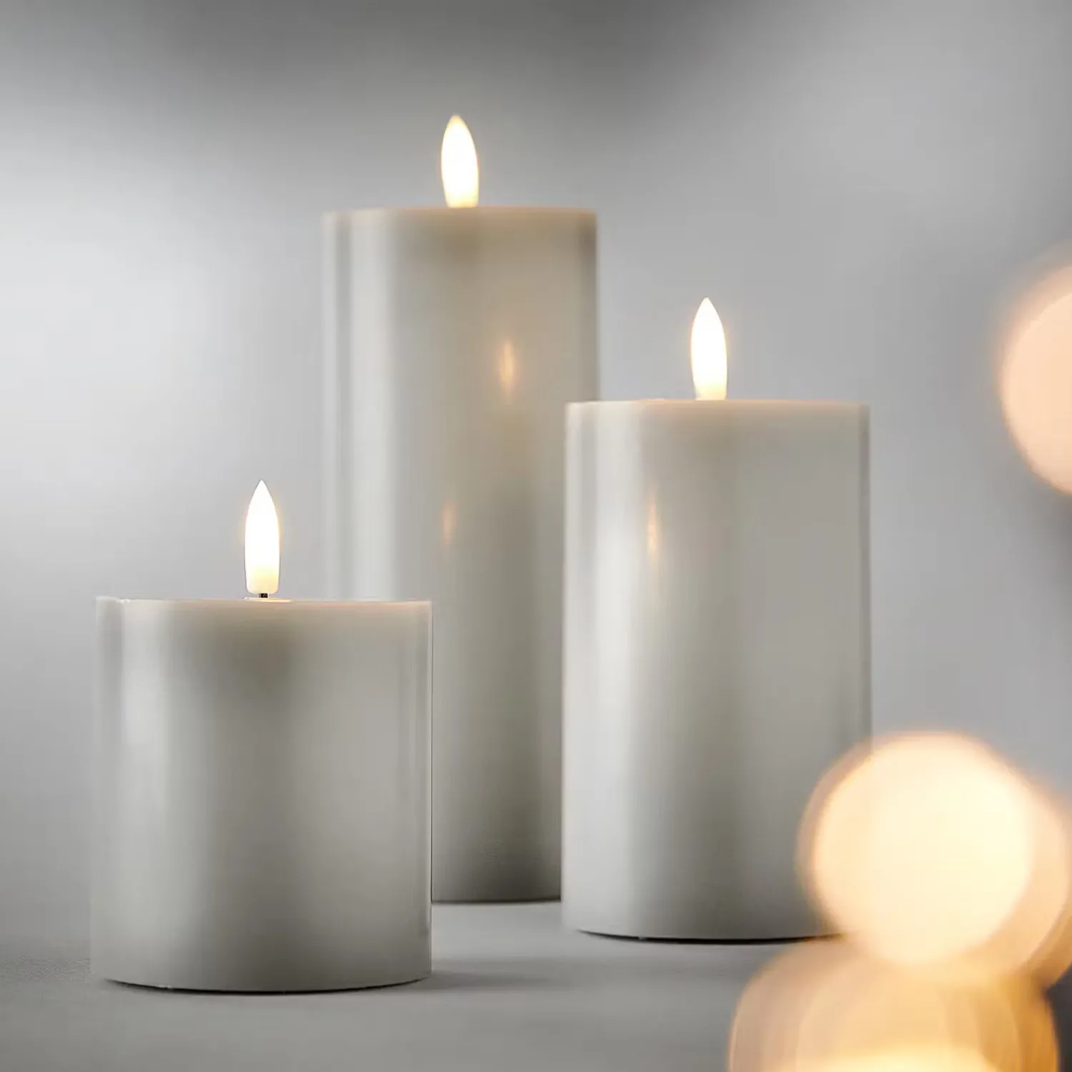 Butlers Lichterketten-NORDIC LIGHT LED-Kerzen-Set 4-tlg.