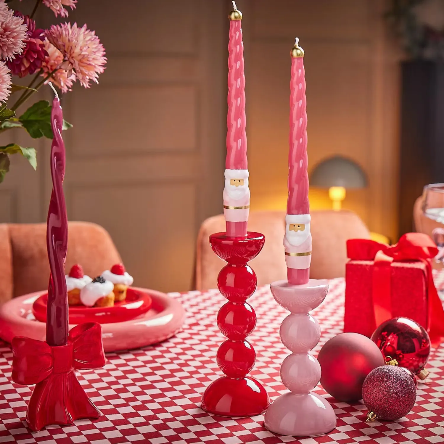 Butlers Kerzenhalter & Kerzenständer-PRESENT Kerzenhalter Schleife