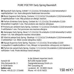 Butlers Raumdüfte|Raumdüfte & Diffuser-PURE POETRY Raumduft EARLY SPRING