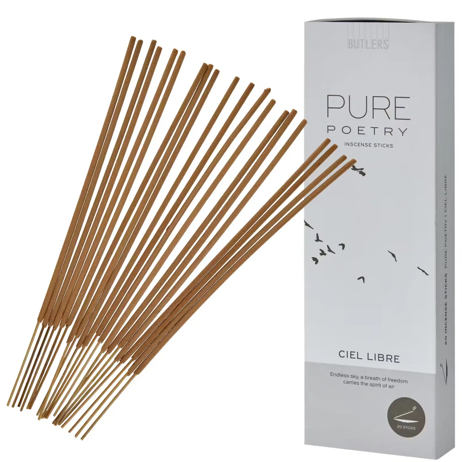 Butlers Raumdüfte|Raumdüfte & Diffuser-PURE POETRY Räucherstäbchen Ciel Liebre