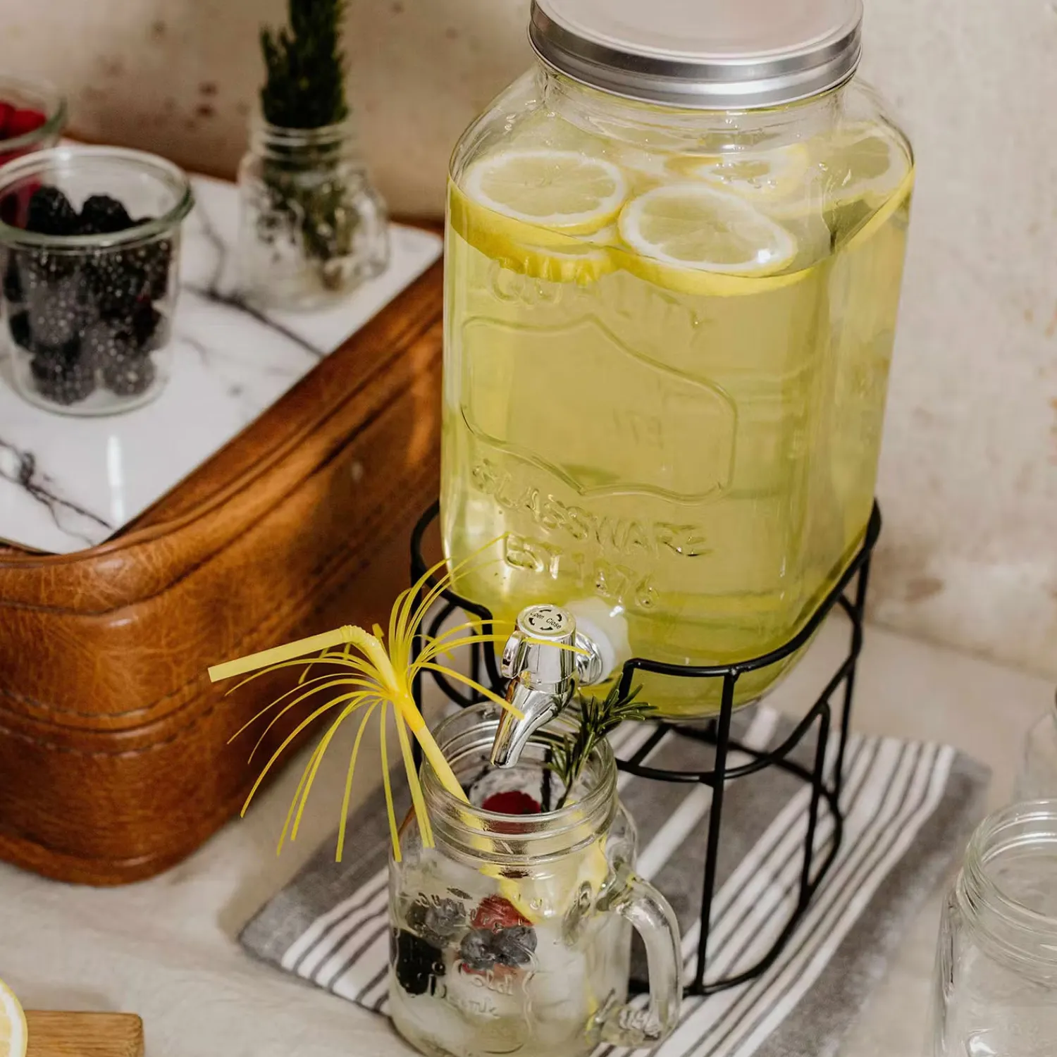 Butlers Wassergläser-REFRESH Trinkglas 6er-Set