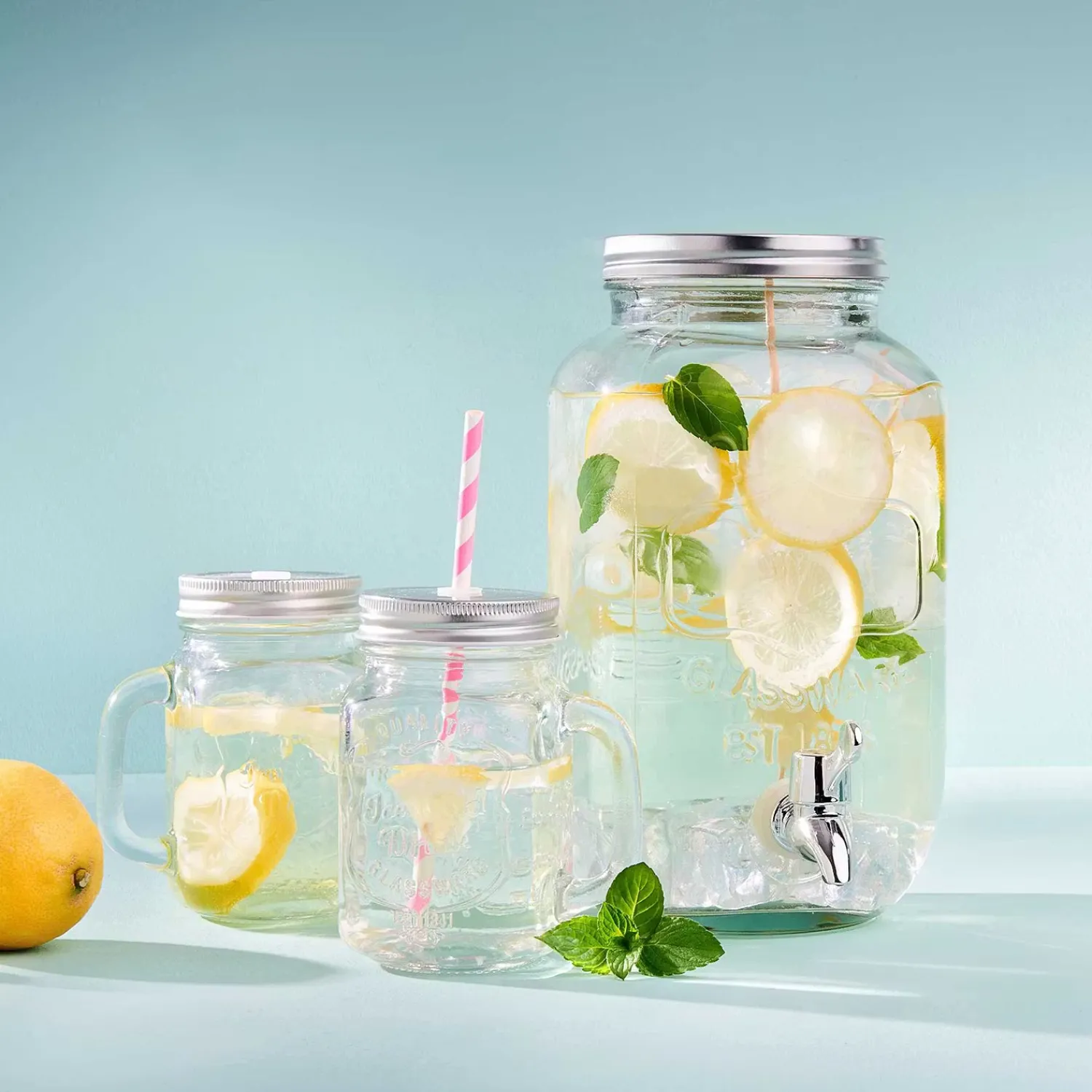 Butlers Wassergläser-REFRESH Trinkglas 6er-Set