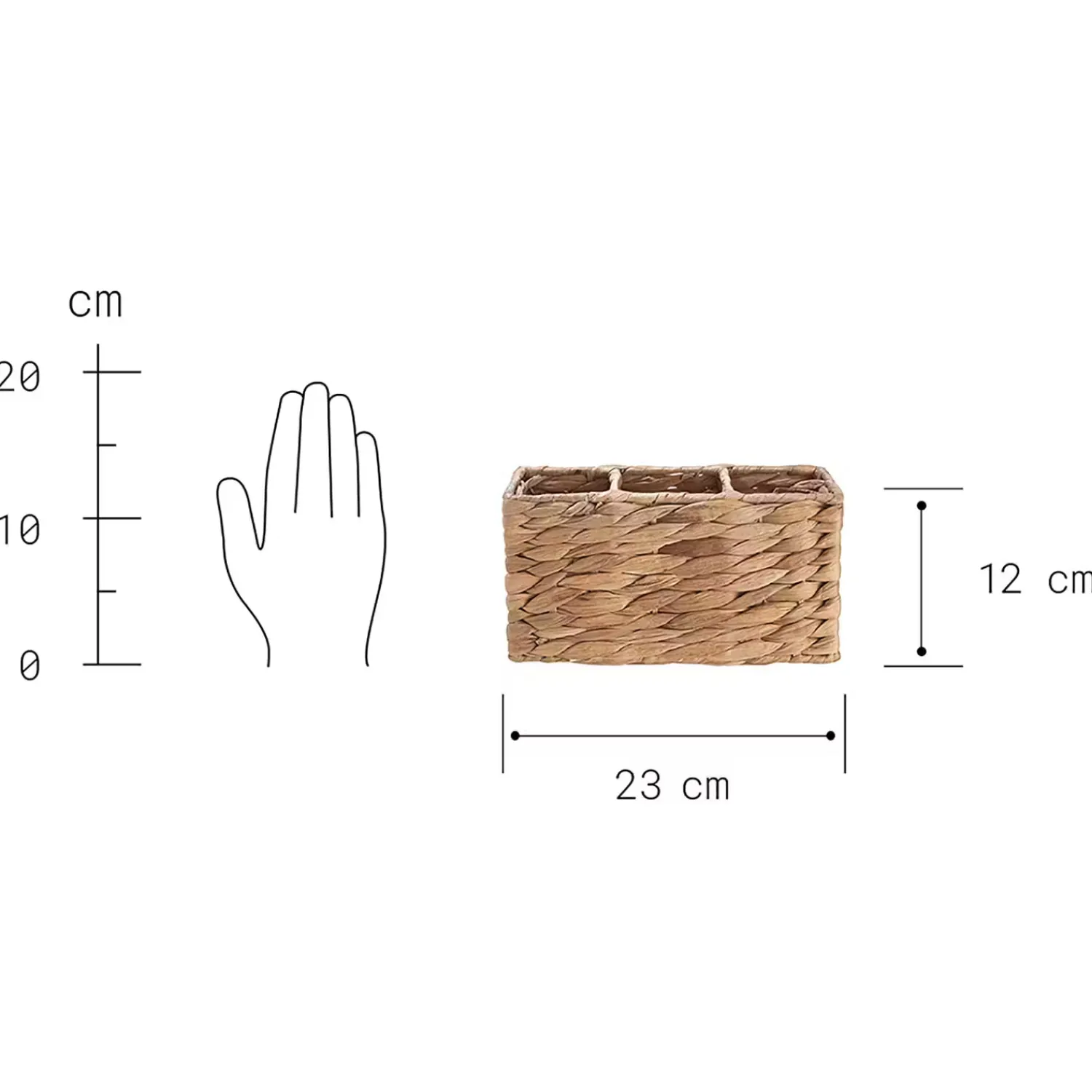 Butlers Kochen & Backen-RUSH ROPE Besteckkorb 4er-Set