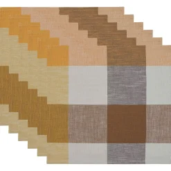 Butlers Tischdecken-Serviette WOODSTOCK 6er-Set