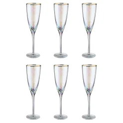 Butlers Sektgläser & Champagnergläser-SMERALDA Champagnerflöte 6er-Set