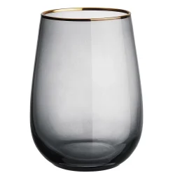 Butlers Wassergläser-TOUCH OF GOLD Gläser mit Goldrand 6er-Set