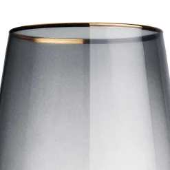 Butlers Wassergläser-TOUCH OF GOLD Gläser mit Goldrand 6er-Set