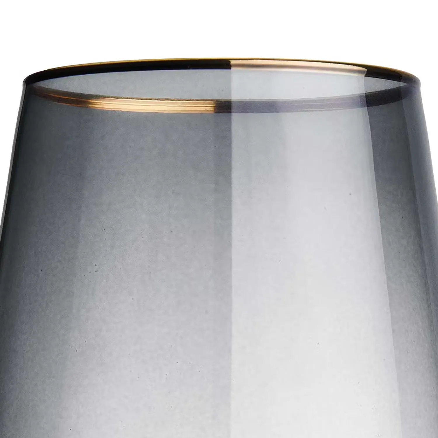 Butlers Wassergläser-TOUCH OF GOLD Gläser mit Goldrand 6er-Set