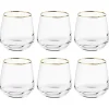 Butlers Wassergläser-TOUCH OF GOLD Wasserglas 6er-Set