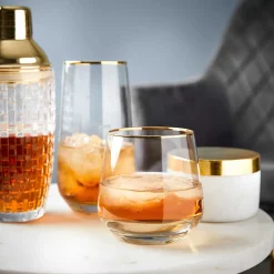 Butlers Wassergläser-TOUCH OF GOLD Wasserglas 6er-Set