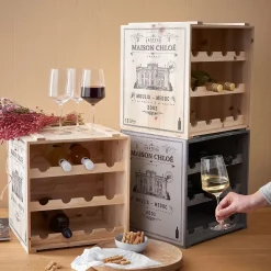 Butlers Möbel-VINOTHEK Weinregal