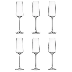 Butlers Sektgläser & Champagnergläser-WINE & DINE Champagnerflöte 6er-Set