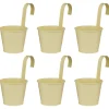 Butlers Blumentöpfe & Übertöpfe-ZINC Hängetopf 6er-Set