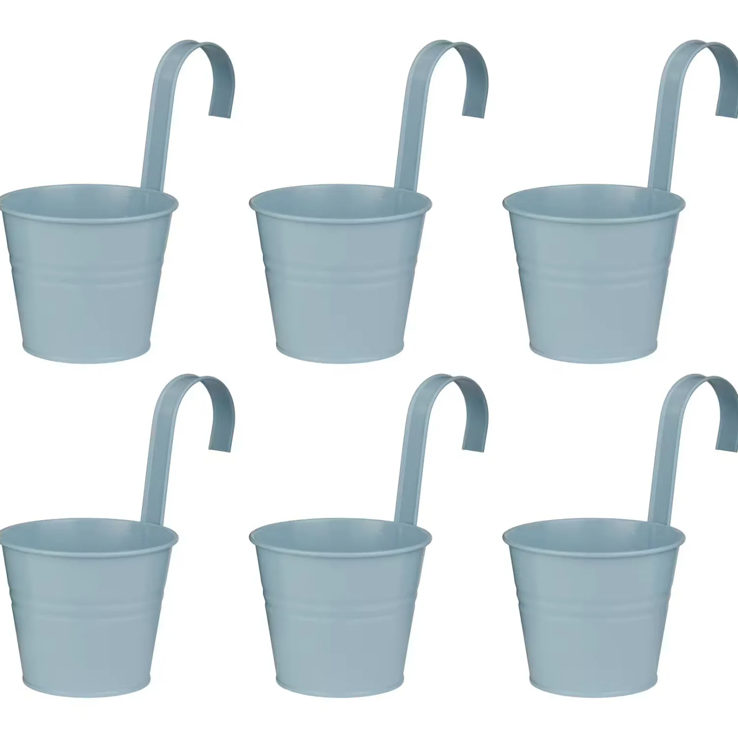 Butlers Blumentöpfe & Übertöpfe-ZINC Hängetopf 6er-Set